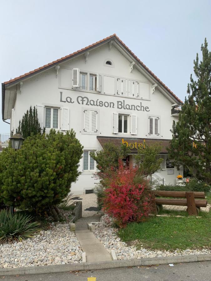 Hotel Maison Blanche Yverdon-les-Bains Exterior foto